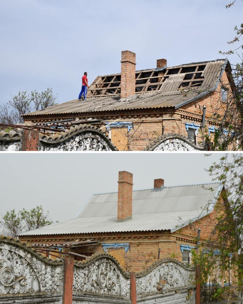Триває відновлення пошкодженого обстрілами житла нікопольців (фото) 4 440330894 944112967721988 193518809391914294 - Вікно Відновлення
