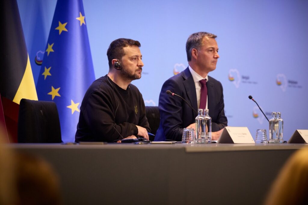 Президент України та прем’єр-міністр Бельгії обговорили передання заморожених російських активів та літаків F-16
