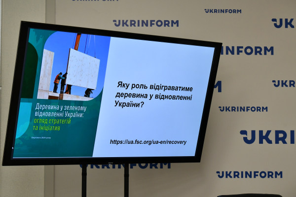 Експерти обговорили потенціал деревини у зеленій відбудові України