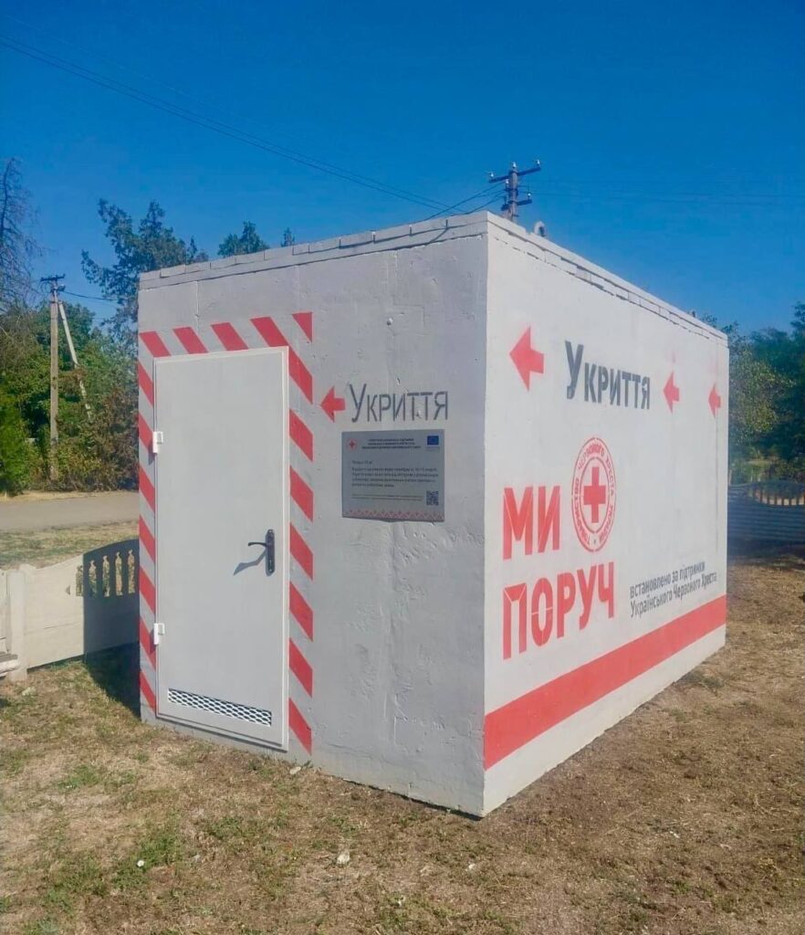 На Херсонщині встановили ще три мобільні укриття