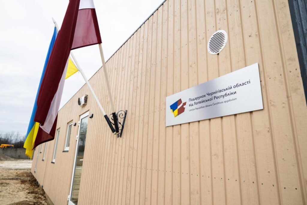 Хто і як допомагає Чернігівщині у відновленні 5 Модульний будинок від Латвійської Республіки