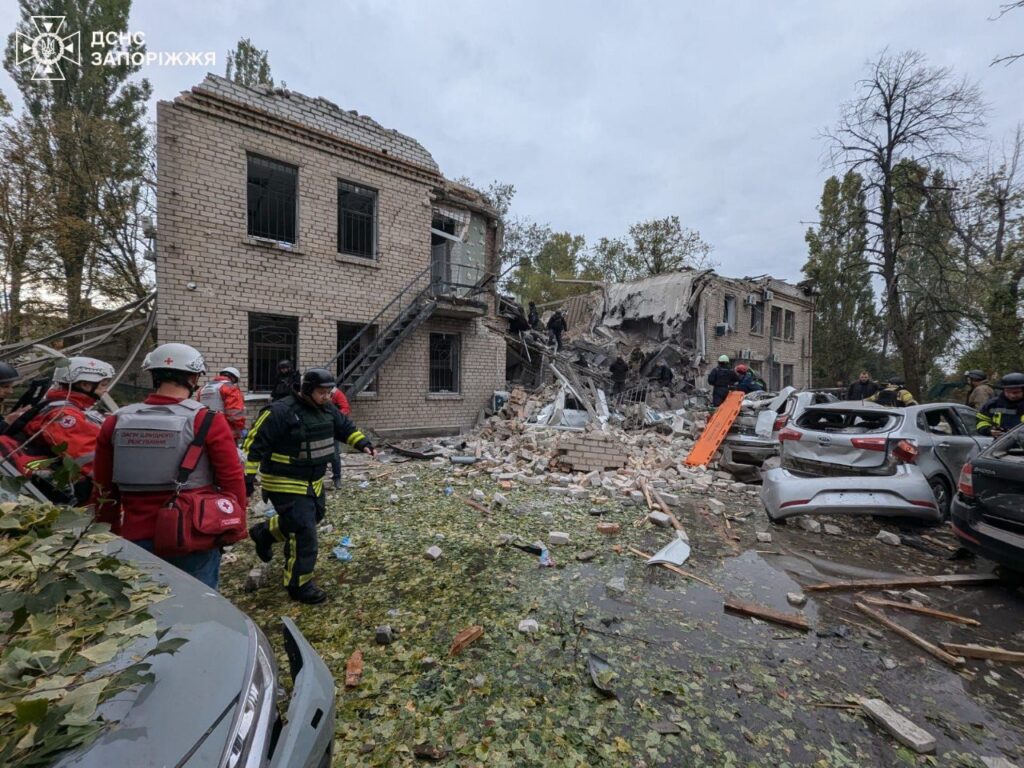 Через ракетний удар по Запоріжжю пошкоджений дитячий садок