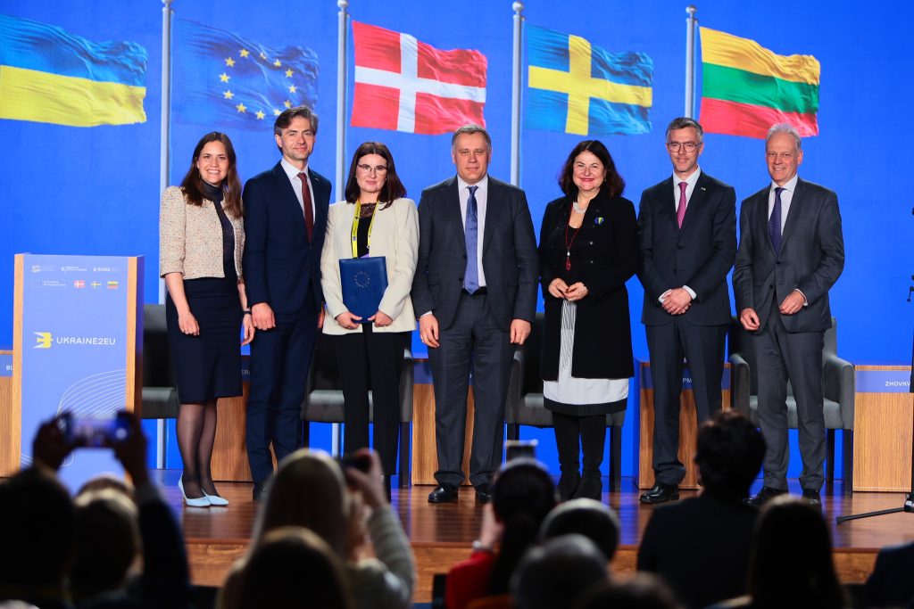 ЄС, Данія, Литва та Швеція запустили програму Ukraine2EU на підтримку євроінтеграції України 1 oficzijnyj zapusk programy - Вікно Відновлення