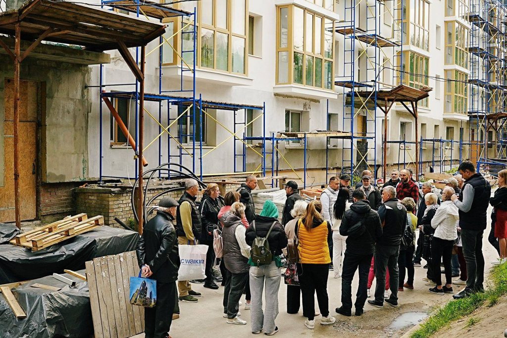 Багатоповерхівку на Грушевського, 1 у Вишгороді відновили на 70%