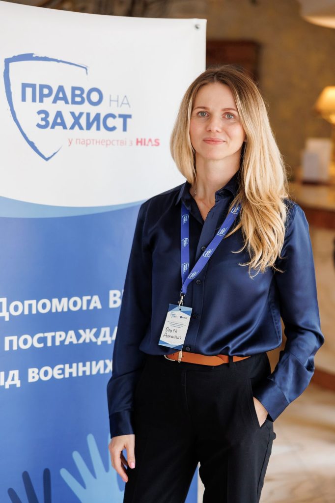 Українці ― постраждала нація: чому важливо це зафіксувати 1 Ольга Денькович, керівниця програми соціальної згуртованості та порозуміння у БФ «Право на захист»